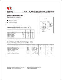 2SB778 datasheet: PNP planar silicon transistor. Audio power amplifier DC to DC converter. 2SB778