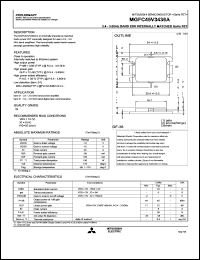 MGFC45V3436A datasheet: 3.4-3.6GHz band 32W internally matched GaAs FET MGFC45V3436A