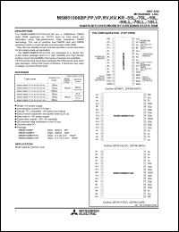 M5M51008BFP-55LL datasheet: 1048576-bit (131072-word by 8-bit) CMOS static SRAM M5M51008BFP-55LL