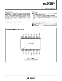 M35501FP datasheet: FLD (VFD) digit expander M35501FP