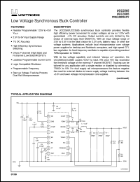 UCC3585DTR datasheet:  LOW VOLTAGE SYNCHRONOUS BUCK CONTROLLER UCC3585DTR