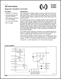 UC3838AN datasheet:  MAGNETIC AMPLIFIER CONTROLLER UC3838AN