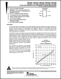 TPS77050DBVR datasheet:  ULTRA LOW-POWER 50-MA LOW-DROPOUT LINEAR REGULATORS TPS77050DBVR