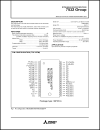 M37532M4-XXXFP datasheet: Single-chip 8-bit CMOS microcomputer M37532M4-XXXFP