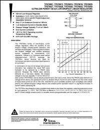 TPS76933DBVT datasheet:  ULTRA LOW-POWER 100-MA LOW-DROPOUT LINE REGULATORS TPS76933DBVT