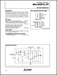 M51205TL datasheet: Voltage comparator M51205TL