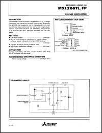 M51206TL datasheet: Voltage comparator M51206TL