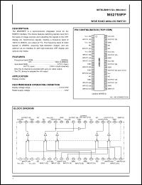 M52755FP datasheet: Wide band analog switch M52755FP