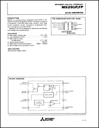 M5291P datasheet: DC-DC converter M5291P