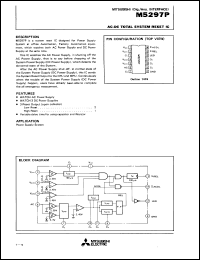 M5297P datasheet: AC-DC total system reset IC M5297P