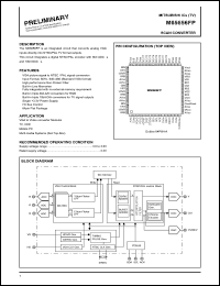 M65656FP datasheet: Scan converter M65656FP