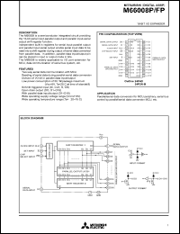 M66008FP datasheet: 16-bit I/O expander M66008FP