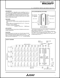 M66260FP datasheet: 8 x 4 crosspoint switch M66260FP