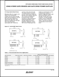 M57957L datasheet: Single in-line hybrid IC for driving IGBT modules M57957L