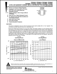 TPS76630D datasheet:  ULTRA-LOW QUIESCENT CURRENT 250-MA LDO LINEAR REGULATORS TPS76630D