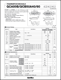 QCA50B60 datasheet: 600V transistor module QCA50B60