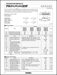 KK25F120 datasheet: 1200V Thyristor module KK25F120