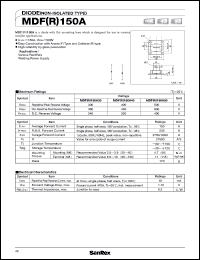 MDF150A30 datasheet: 300V diode (non-isolated type) MDF150A30