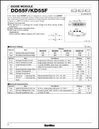 KD55F80 datasheet: 800V diode module KD55F80