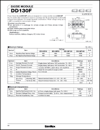 DD130F160 datasheet: 1600V diode module DD130F160