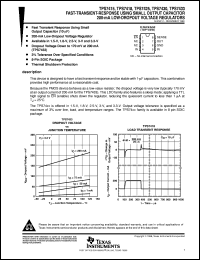 TPS7433D datasheet:  INTERNALLY COMPENSATED ULTRA-FAST TRANSIENT RESPONSE 200-MA LOW-VOLTAGE DROPOUT TPS7433D