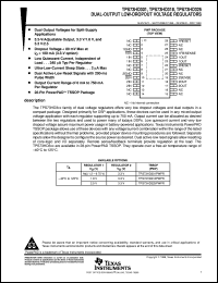 TPS73HD325PWP datasheet:  DUAL OUTPUT LOW-DROPOUT VOLTAGE REGULATOR TPS73HD325PWP