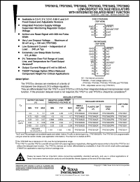 TPS7325QDR datasheet:  LOW-DROPOUT VOLTAGE REGULATOR WITH INTEGRATED DELAYED RESET FUNCTION TPS7325QDR