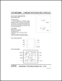 UTCMC34063 datasheet: DC to DC converter controller UTCMC34063