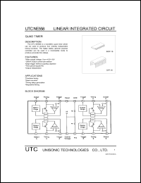 UTCNE558 datasheet: Quad timer UTCNE558