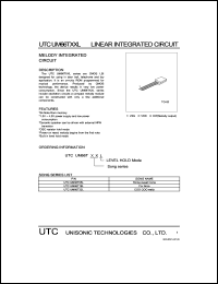 UTCUM66T05L datasheet: Melody integrated circuit UTCUM66T05L