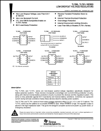 TL751L12CPS datasheet:  LOW DROPOUT PNP, LOW CURRENT VOLTAGE REGULATOR WITH SHUTDOWN TL751L12CPS