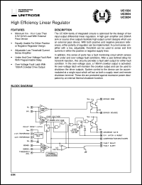 UC3834DW datasheet:  HIGH EFFICIENCY LINEAR REGULATOR UC3834DW