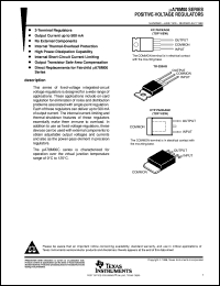 UA78M20CKC datasheet:  GENERAL PURPOSE, MEDIUM CURRENT POSITIVE-VOLTAGE REGULATOR UA78M20CKC