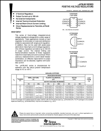 UA78L12ACD datasheet: GENERAL PURPOSE, LOW CURRENT POSITIVE-VOLTAGE REGULATOR UA78L12ACD