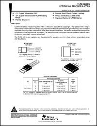 TL780-15CKTE datasheet:  HIGH CURRENT POSITIVE VOLTAGE REGULATOR (UPGRADE FOR UA7815) TL780-15CKTE