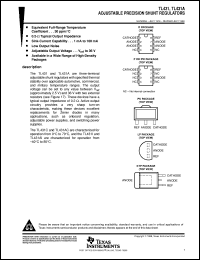 TL431ACLPM datasheet:  ADJUSTABLE PRECISION SHUNT REGULATOR TL431ACLPM