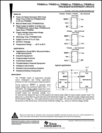 TPS3825-50DBVT datasheet:  PROCESSOR SUPERVISORY CIRCUITS TPS3825-50DBVT