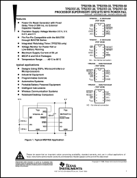 TPS3707-50DR datasheet:  PROCESSOR SUPERVISORY CIRCUITS WITH POWER-FAIL TPS3707-50DR