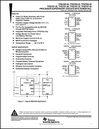 TPS3707-33DR datasheet:  PROCESSOR SUPERVISORY CIRCUITS WITH POWER-FAIL TPS3707-33DR