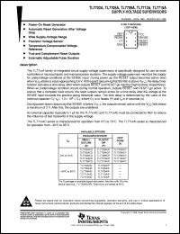 TL7715ACD datasheet:  SINGLE SVS FOR 15V SYSTEMS W/PGMMABLE TIME DELAY TL7715ACD