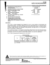 TL7700CPSR datasheet:  VOLTAGE SUPERVISOR TL7700CPSR