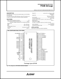 M37536RSS datasheet: Single-chip 8-bit CMOS microcomputer M37536RSS