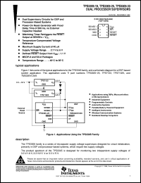 TPS3305-25D datasheet:  DUAL PROCESSOR SUPERVISORY CIRCUITS TPS3305-25D