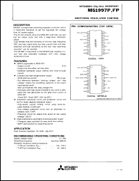 M51997P datasheet: Switching regulator control M51997P