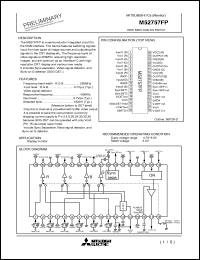 M52757FP datasheet: Wide band analog switch M52757FP