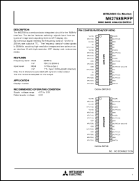 M52758AP datasheet: Wide band analog switch M52758AP