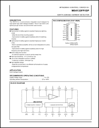 M54133GP datasheet: Earth leakage current detector M54133GP