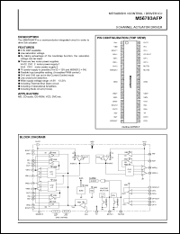 M56783AFP datasheet: 3-channel actuator driver M56783AFP