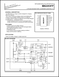 M62253FP datasheet: Lithium ion battery changer control IC M62253FP