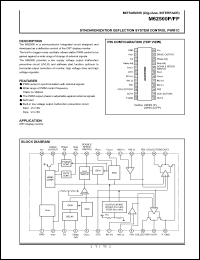 M62500P datasheet: Synchronization deflection system control PWM IC M62500P